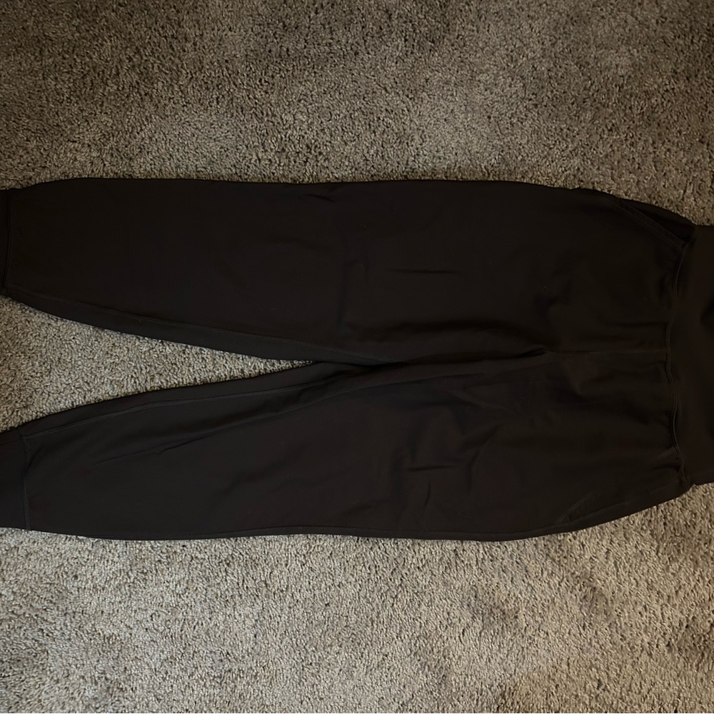 Women’s Black Jogger Pants - Casual Athletic Tapered Fit